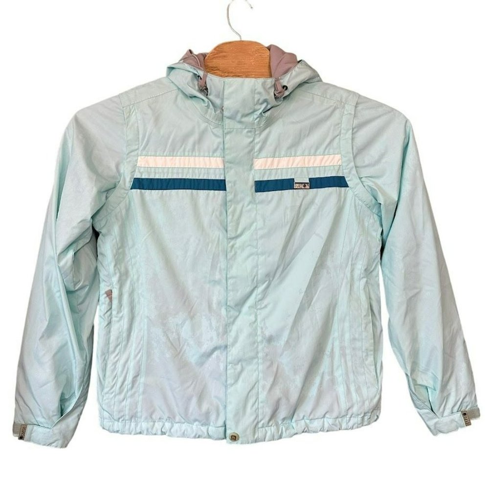 Burton Convertible Light Blue Ski Snowboarding‎ Snow Winter Coat Jacket Womens M